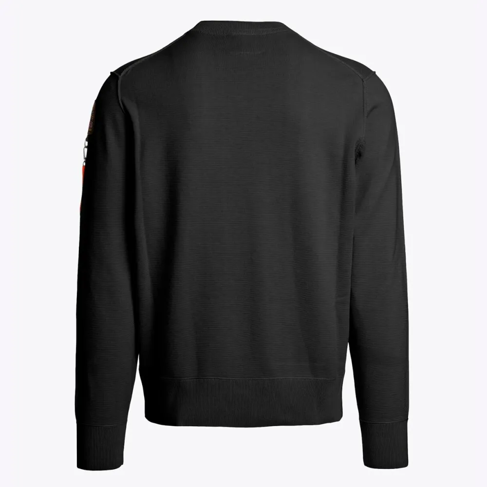 Parajumpers Overdele>Basic Braw Crew Neck Sweater Black