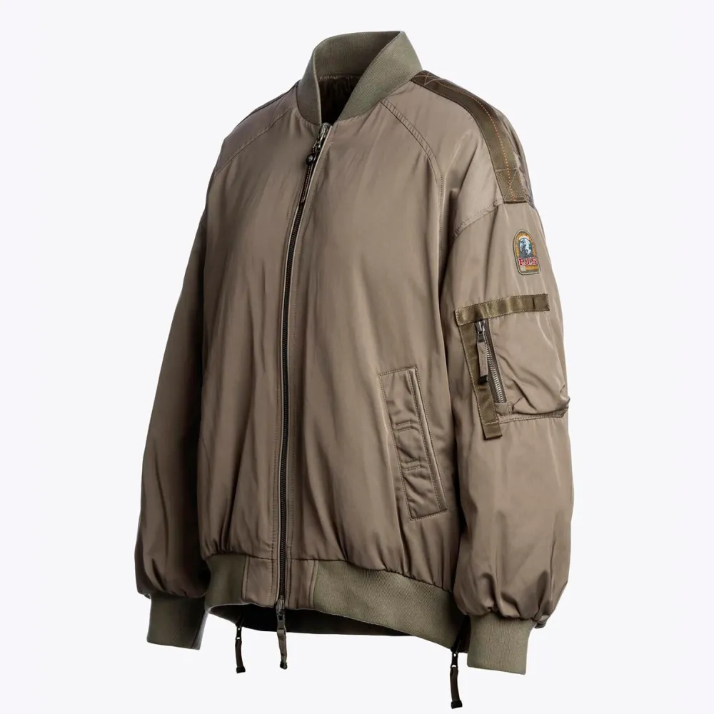 Dame Parajumpers Overtøj>Bomb Reversible Bomber Olive Grey