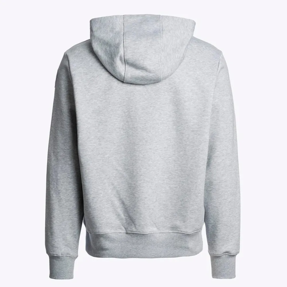 Parajumpers Overdele>Everest Hooded Sweatshirt Grey Melange