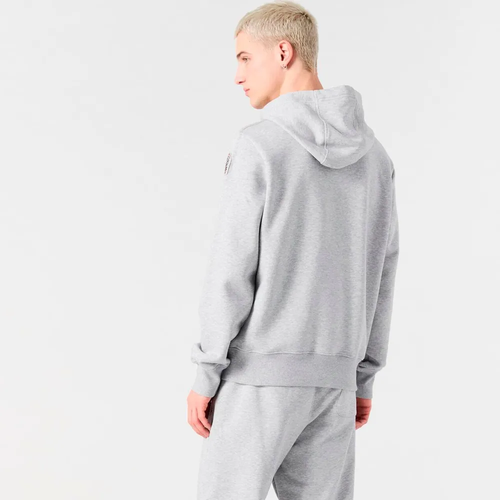 Parajumpers Overdele>Everest Hooded Sweatshirt Grey Melange