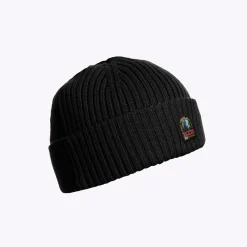 Parajumpers Accessories>Rib Hut Knittet Beanie Black
