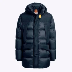 Parajumpers Overtøj>Shedir Hooded Down Parka Blue Navy
