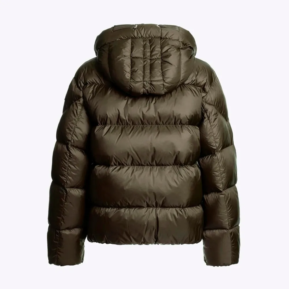 Dame Parajumpers Overtøj>Tilly Hooded Down Jacket Olive Grey
