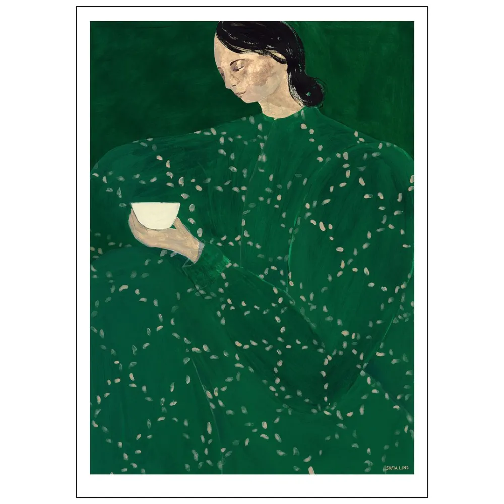 Poster & Frame Illustrationer & Plakater>Coffee Alone At Place De Clichy 50x70 cm