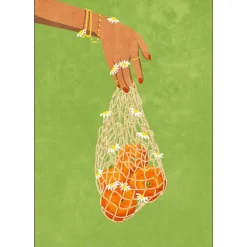 Poster & Frame Andet Boligtilbehør|Illustrationer & Plakater>Fresh Oranges 50x70 cm