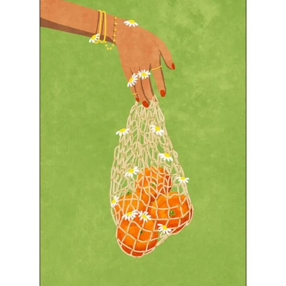Poster & Frame Andet Boligtilbehør|Illustrationer & Plakater>Fresh Oranges 50x70 cm