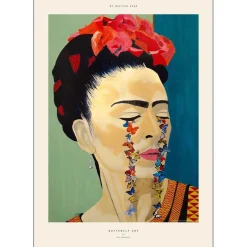 Poster & Frame Andet Boligtilbehør|Illustrationer & Plakater>My Mexican Hero - Butterfly Cry By John McDonald 50x70 cm