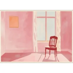 Poster & Frame Andet Boligtilbehør|Illustrationer & Plakater>Pink Room 50x70 cm