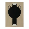 Poster & Frame Illustrationer & Plakater>Silhouette Of A Vase 07 A4