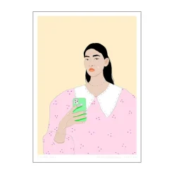 Poster & Frame Illustrationer & Plakater>Spejl A4