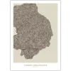 Poster & Frame Andet Boligtilbehør|Illustrationer & Plakater>Wavy Formes Organiques No. 1 Poster 50x70 cm