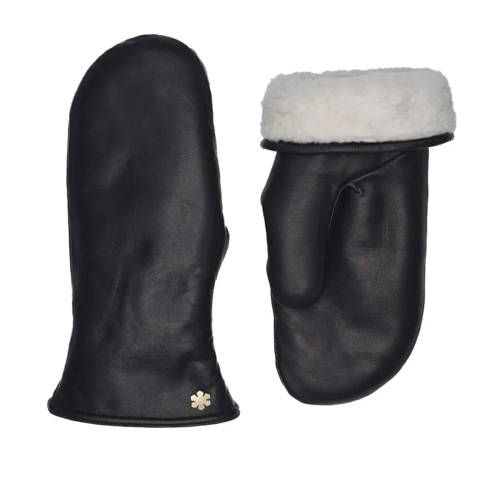 Dame RHANDERS Accessories|Accessories>Helena Leather Mittens Black