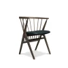 Sibast Furniture Stue|Stole>No 8 Chair Mørkolieret Eg Sort Saga Læder