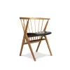 Sibast Furniture Stue|Stole>No 8 Chair Eg Olie Sort Saga Læder