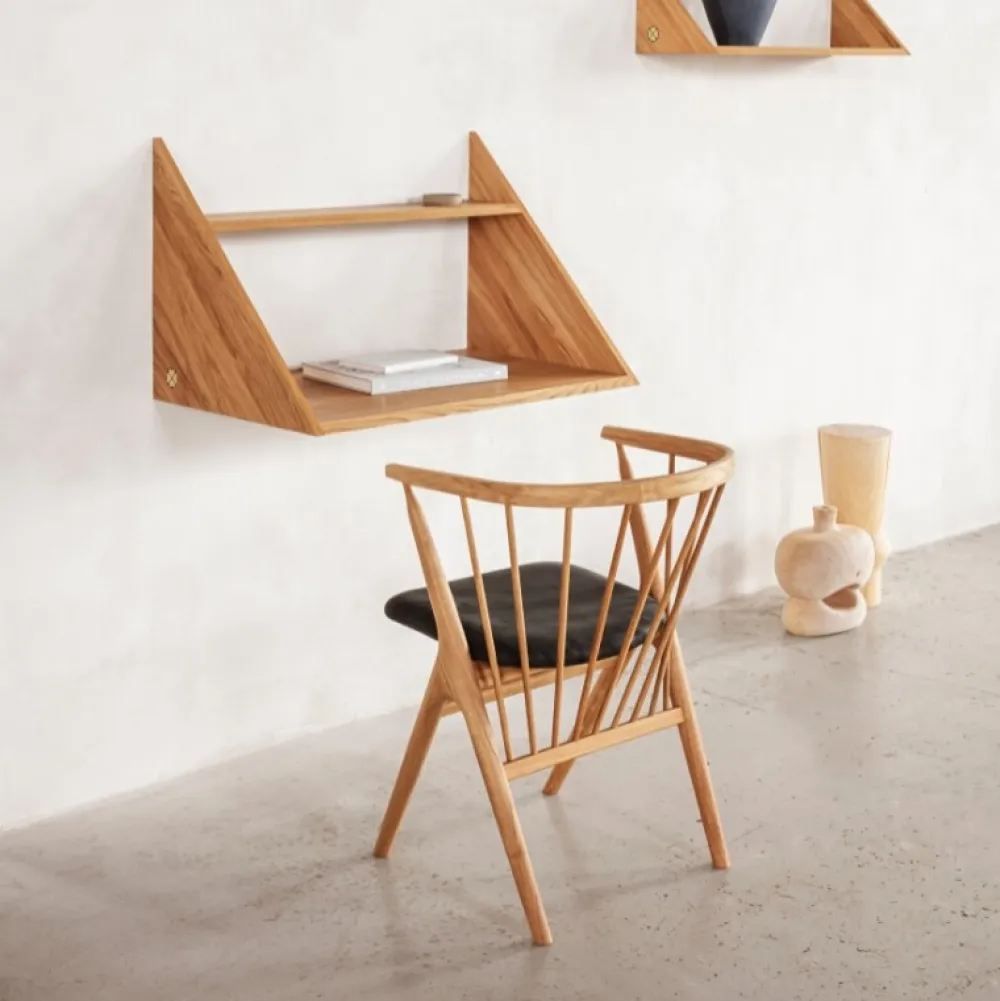 Sibast Furniture Stue|Stole>No 8 Chair Eg Olie Sort Saga Læder