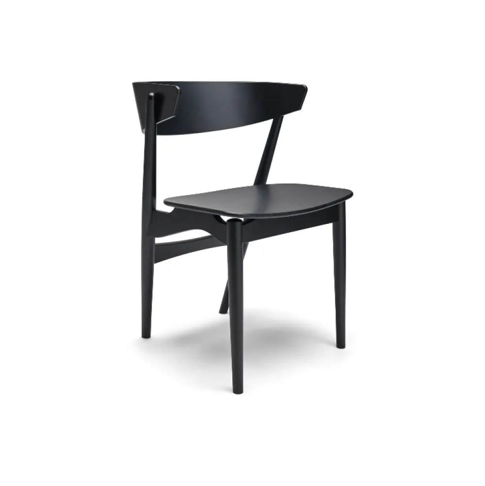 Sibast Furniture Stue|Stole>No 7 Dining Chair Sortlakeret Bøg