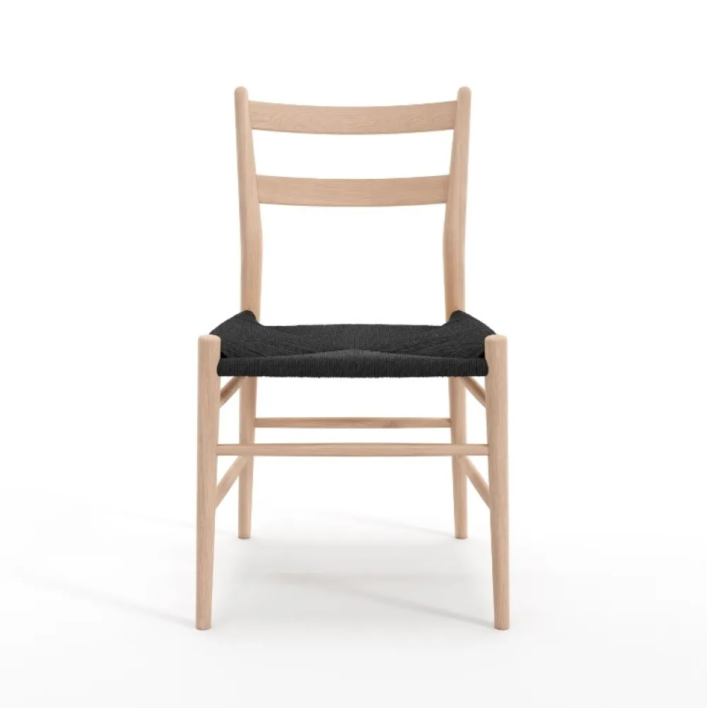Sibast Furniture Stue|Stole>Sibast No 59 Eg Hvidolie Sort Flet