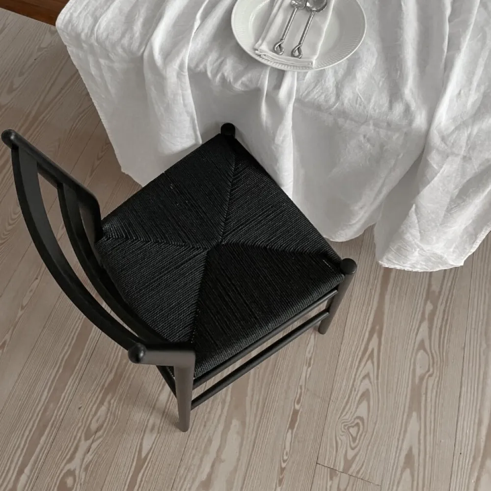 Sibast Furniture Stue|Stole>Sibast No 59 Sortlakeret Eg Sort flet