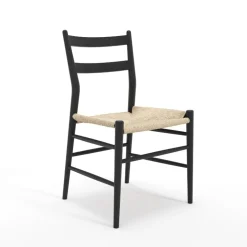 Sibast Furniture Stue|Stole>Sibast No 59 Sortlakeret Eg Naturflet