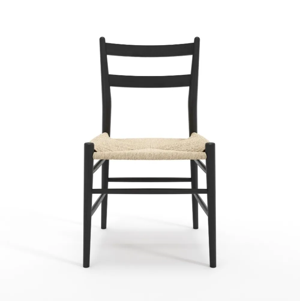 Sibast Furniture Stue|Stole>Sibast No 59 Sortlakeret Eg Naturflet