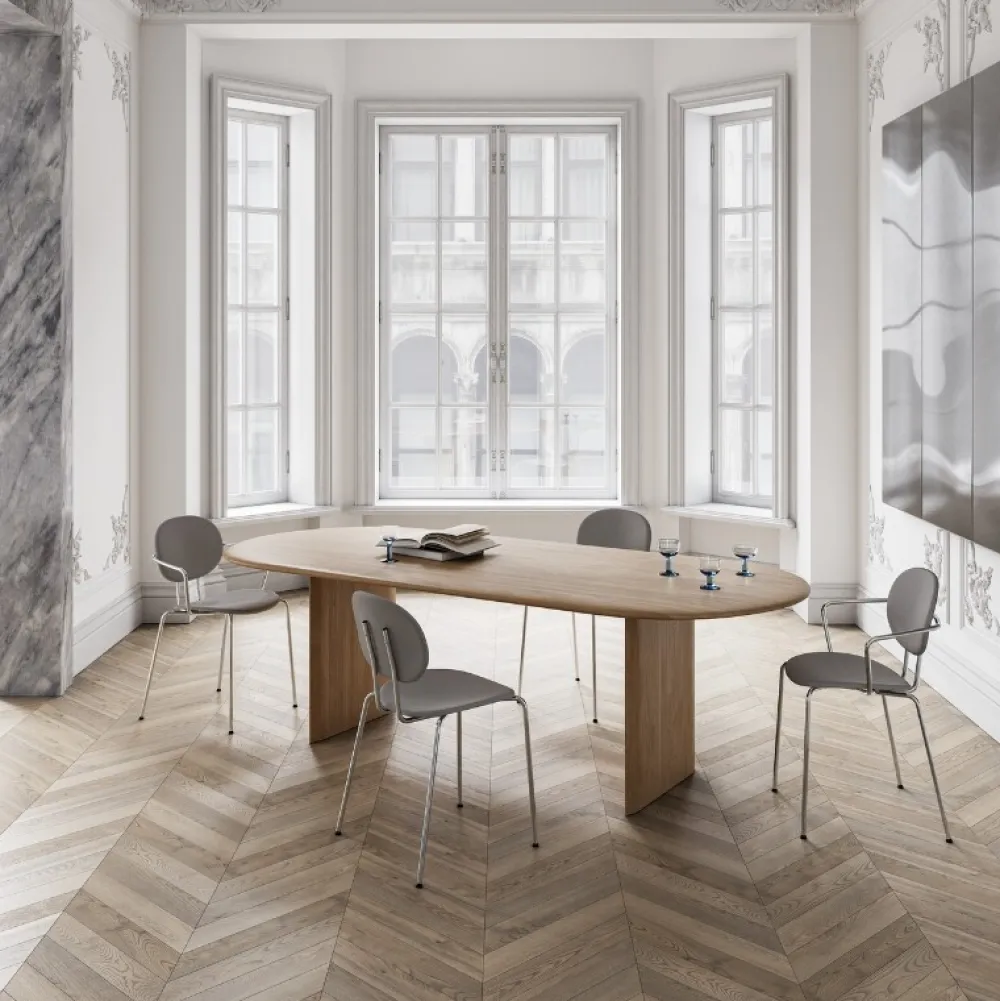 Sibast Furniture Stue|Borde>Sibast No 7 Spisebord Oval Eg Mørk Olie