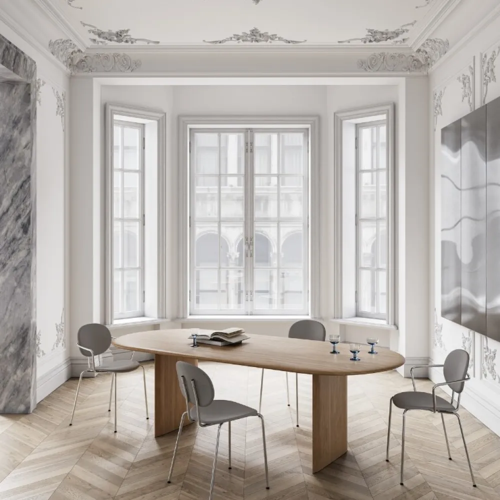 Sibast Furniture Stue|Borde>Sibast No 7 Spisebord Oval Eg Hvidolie