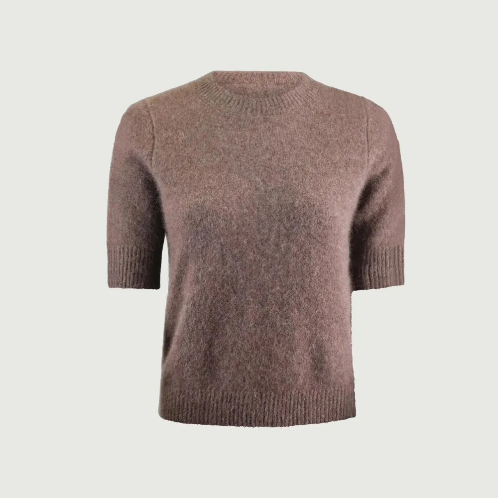 Dame Six Ámes Overdele>Rocca Sweater Chocolate Mélange