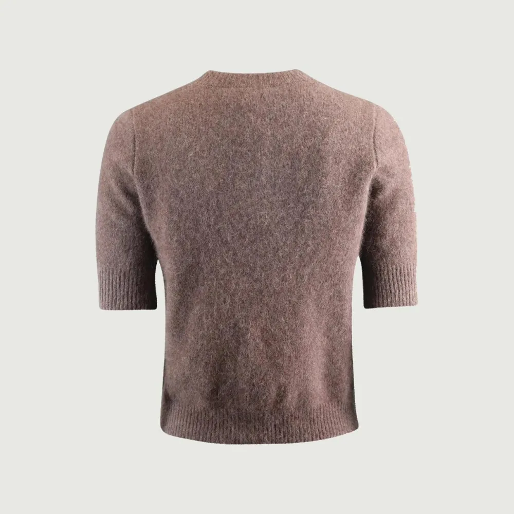 Dame Six Ámes Overdele>Rocca Sweater Chocolate Mélange