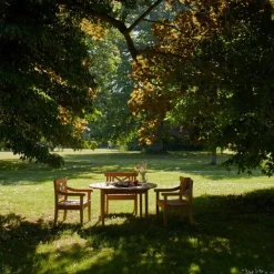 Skagerak Udendørs|Havemøbler>Drachmann Table Teak Ø126