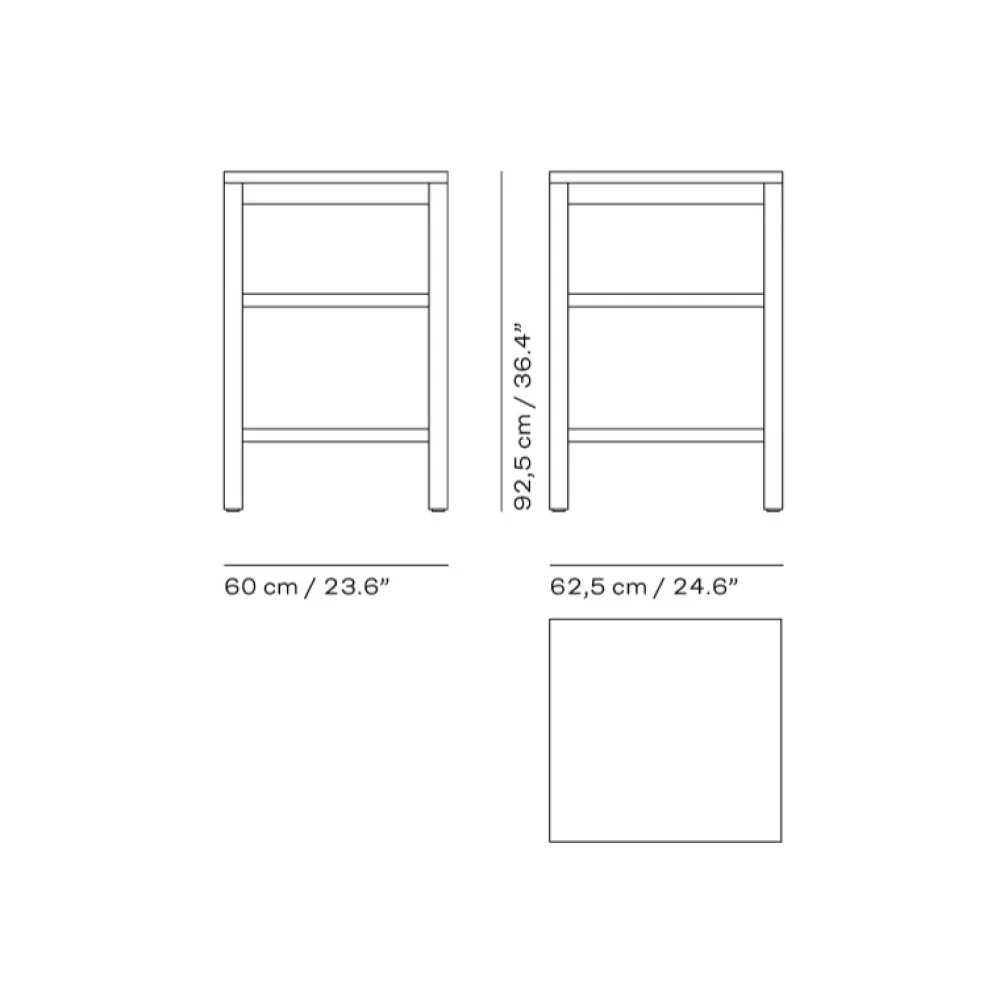 Skagerak Havemøbler>Pantry Modul 1 Teak