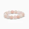 Dame Soï Accessories|Smykker>Krystal Armbånd Chunky Rosa Jade