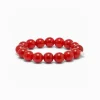 Dame Soï Accessories|Smykker>Krystal Armbånd Chunky Rød Jade