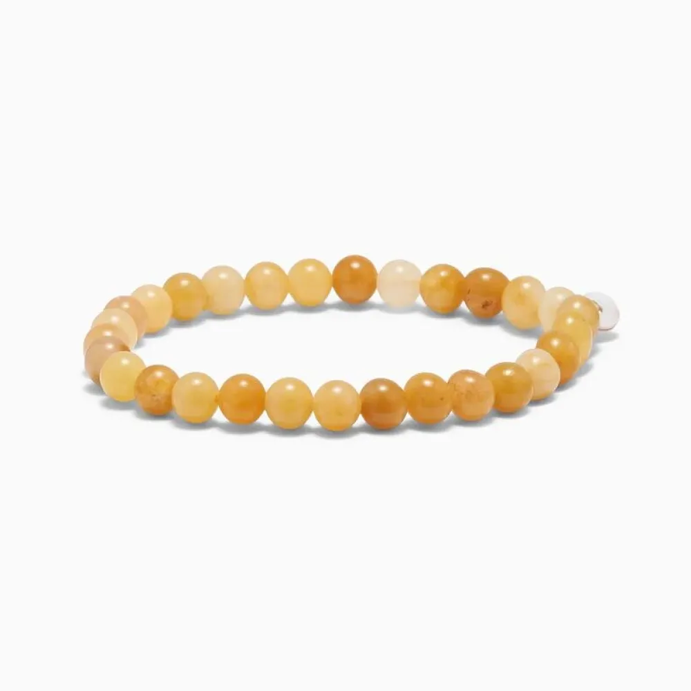 Dame Soï Accessories|Smykker>Krystal Armbånd Orange Aventurin Large