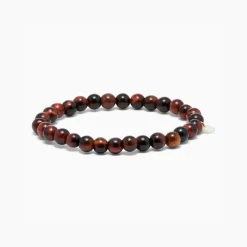 Dame Soï Accessories|Smykker>Krystal Armbånd Red Tiger Eye Large