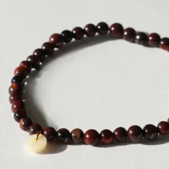Dame Soï Accessories|Smykker>Krystal Armbånd Red Tiger Eye