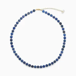 Dame Soï Accessories|Smykker>Krystal Halskæde Blå Jade
