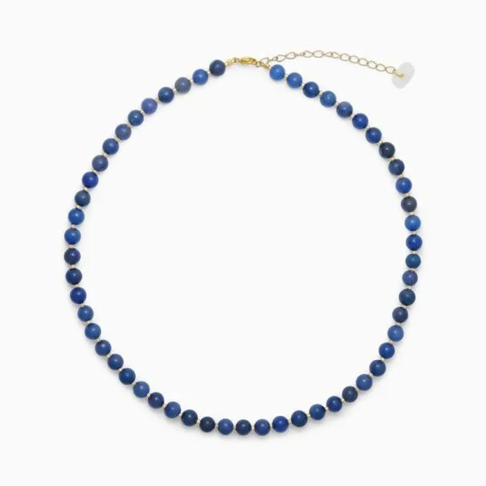 Dame Soï Accessories|Smykker>Krystal Halskæde Blå Jade