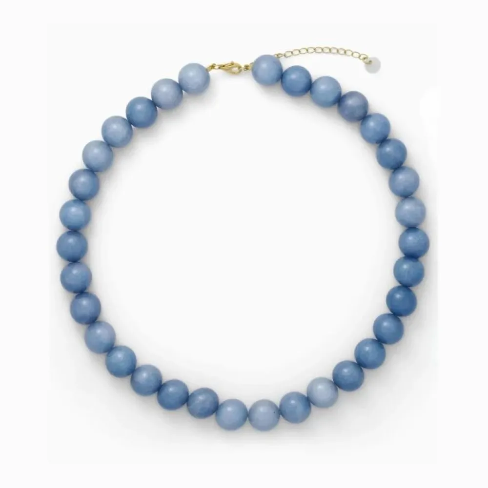 Dame Soï Accessories|Smykker>Krystal Halskæde Faro Aquamarin