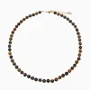 Dame Soï Accessories|Smykker>Krystal Halskæde Tiger Eye