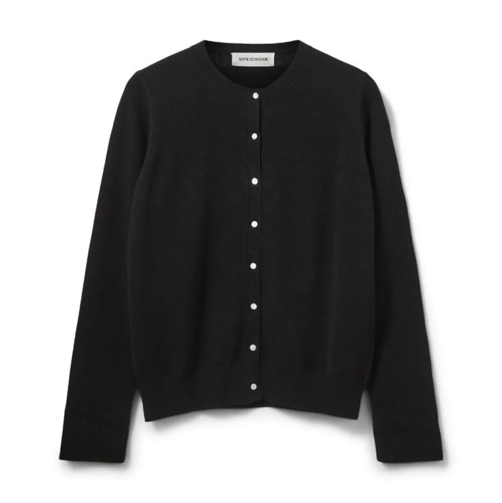 Dame Sofie Schnoor Overdele>Cisse Cardigan Black