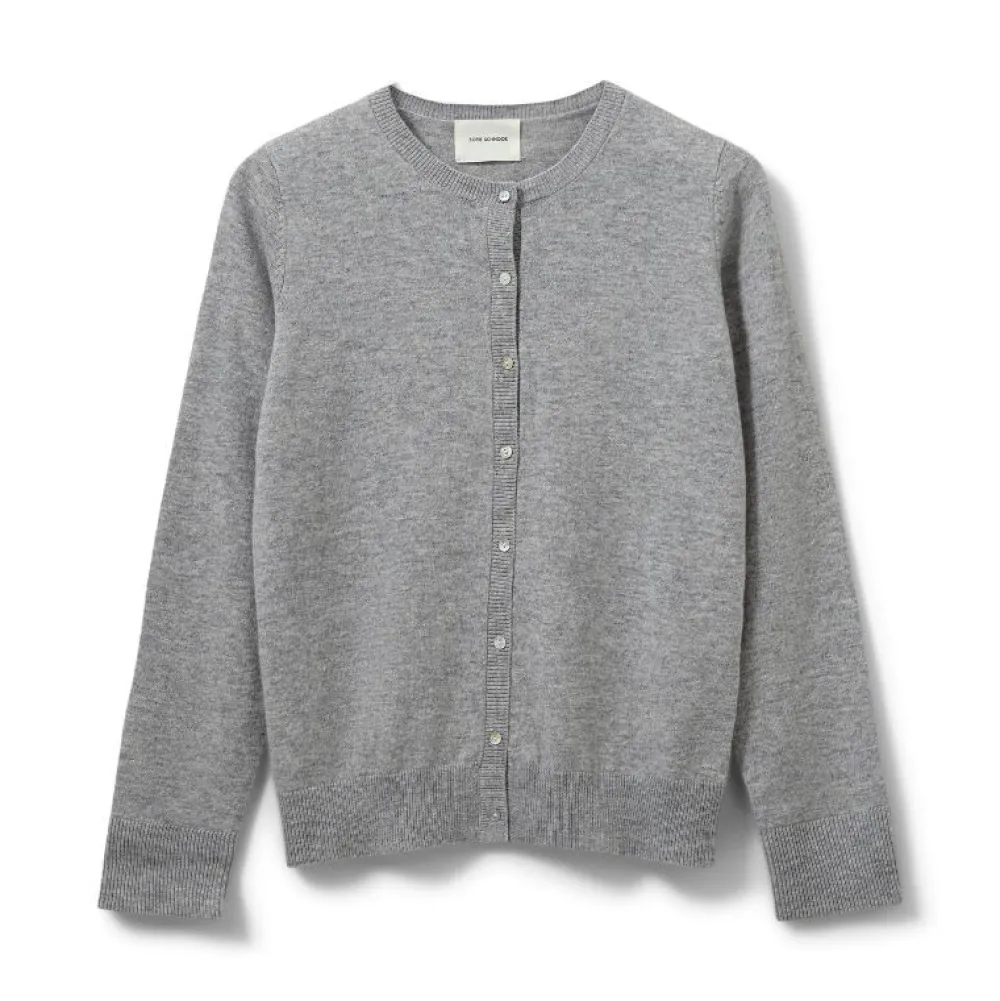 Dame Sofie Schnoor Overdele>Cisse Cardigan Grey Melange