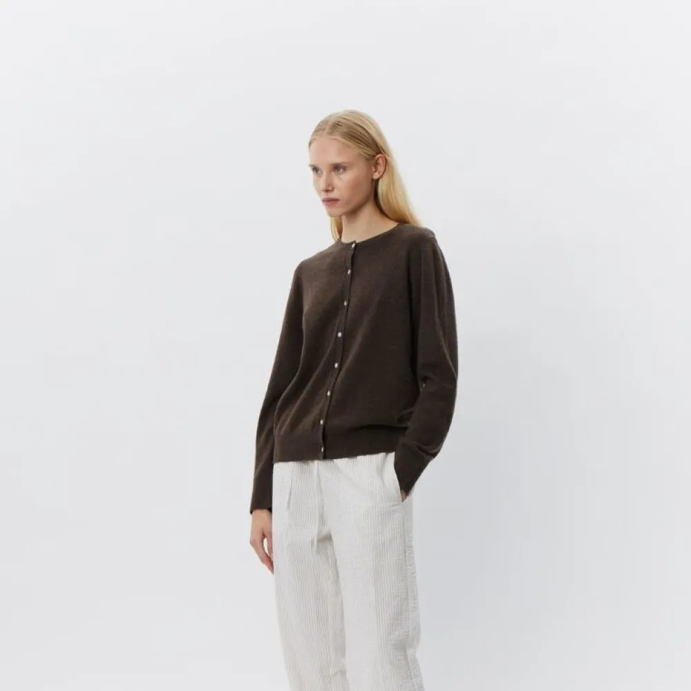 Dame Sofie Schnoor Overdele>Cisse Cardigan Brown Fudge