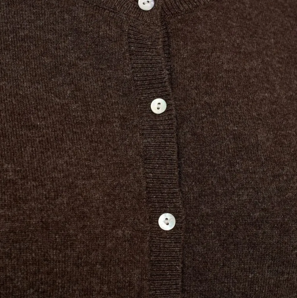 Dame Sofie Schnoor Overdele>Cisse Cardigan Brown Fudge