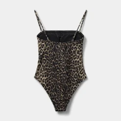 Dame Sofie Schnoor Underdele>Gia Swimsuit Light Brown Leopard