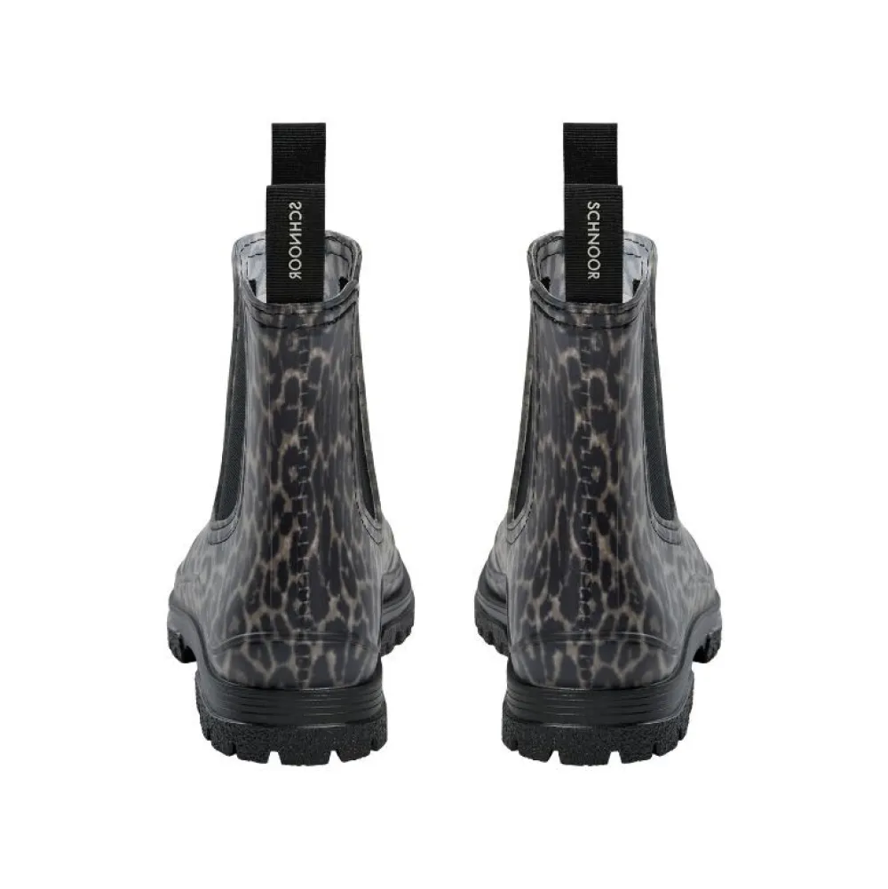 Dame Sofie Schnoor Sko>Jodie Rubber Boot Light Brown Leopard