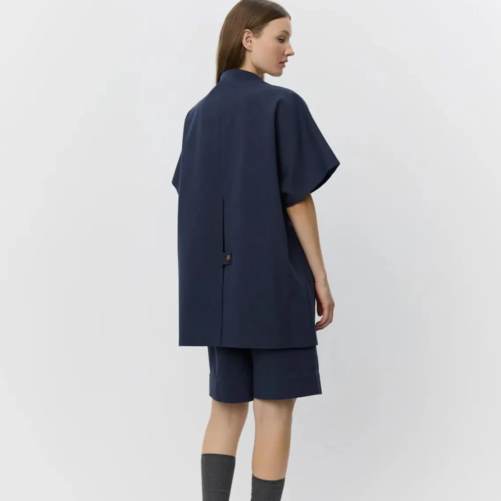 Dame Sofie Schnoor Overtøj|Overdele>PalomaSW Cape Navy Blue