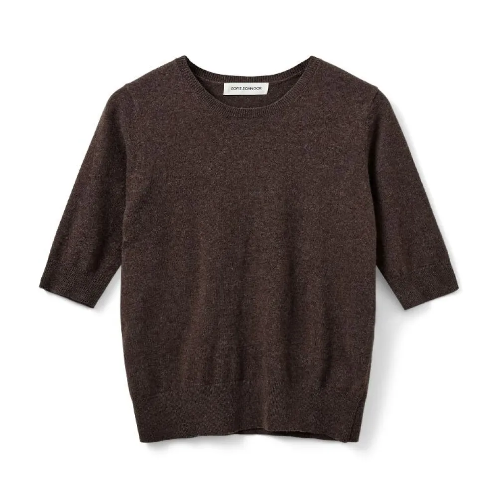 Dame Sofie Schnoor Overdele>Viana Knit Brown Fudge