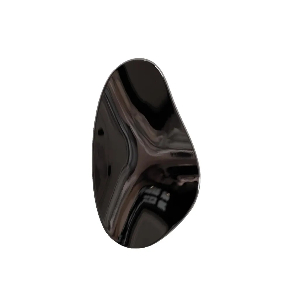Specktrum Knager & Greb|Entré>Amalia Oblong Hook Black Chrome Large