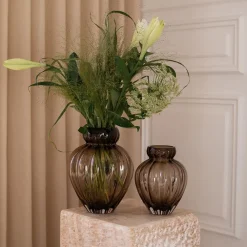 Specktrum Andet Boligtilbehør|Vaser>Audrey Vase Smokey Brown Large