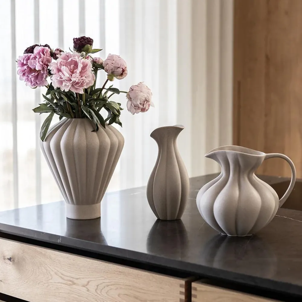 Specktrum Andet Boligtilbehør|Vaser>Evelyn Ceramic Vase Sand